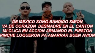 SANTA FE KLAN FT SANTA GRIFA  DE MEXICO SONG  LETRA 2020 LYRICS [upl. by Wayne]