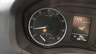 Skoda Octavia 2 Facelift  How to fix the steering wheel warning light [upl. by Ahsyekal]