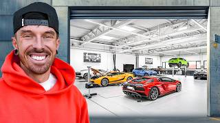 I BUILT MY DREAM SUPERCAR WORKSHOP [upl. by Yllak]