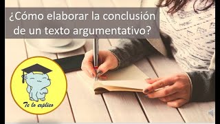 Cómo terminarescribir la conclusión para un ensayo Cómo escribir la conclusión de un ensayo [upl. by Lorine]