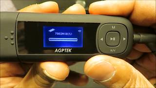 AGPTEK U3 MP3FM RadioVoice Recorder [upl. by Norted]