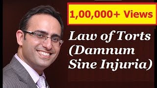 Law of Torts Video1 Damnum Sine Injuria [upl. by Shawna]