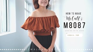 McCalls M8087  Sew Along Tutorial from Sewing Therapy [upl. by Yelsew]