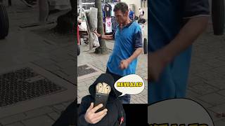 STREET MAGIC TRICK REVEALED 🪄 magic tricks foryou [upl. by Geraud]