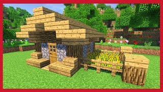 Minecraft Come Costruire Una Piccola Casa Compatta [upl. by Yremogtnom]