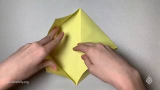 Make An Origami Dreidel  Jewish Federation of Philadelphia [upl. by Sonitnatsnok511]