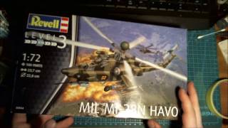 Revell 172 Mil Mi28N full build log [upl. by Wynne171]