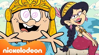 Lincoln Falls in Love with a Greece Mermaid 🧜‍♀️  The Loud House  Nickelodeon UK [upl. by Alger]