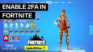 How To Enable TwoFactor Authentication 2FA In Fortnite 2022 [upl. by Arahas]