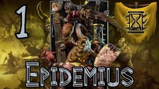 THE TALLY BEGINS Total War Warhammer III  Epidemius IE Campaign HH 1 [upl. by Rossen214]