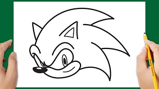 Como desenhar o Sonic [upl. by Jackquelin]