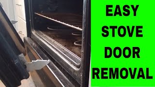 EASY STOVEOVEN DOOR REMOVAL [upl. by Concepcion]