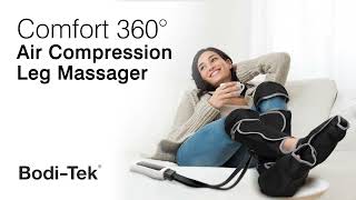 BodiTek Comfort360° Air Compression Leg Massager [upl. by Irodim]