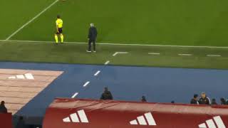 RomaUdinese Mourinho applaude lazione El Shaarawy Azmoun [upl. by Ttennaej974]