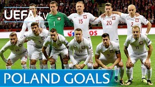 Polands top five European Qualifiers goals [upl. by Eelarual682]