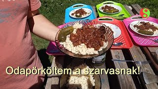 Szarvaspörkölt bográcsban [upl. by Raines]