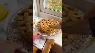 The easiest amp most delicious apple pie recipe🥧🍏 shorts [upl. by Pedaias535]