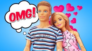 Barbie and Kens house Barbie Love Story amp Doll videos [upl. by Hermy184]