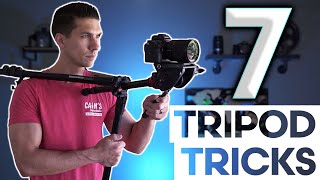 7 TRIPOD Tricks I ACTUALLY USE for Filmmaking [upl. by Ahsie253]