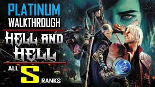 DMC5 SE  Platinum Walkthrough 79  HELL AND HELL difficulty [upl. by Xantha]