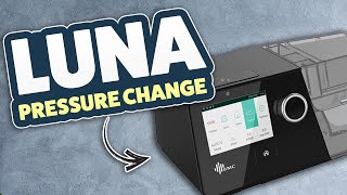 Part 2  BMC Luna G3 Clinical Settings Tutorial  How To Change Your Pressure [upl. by Harlin]