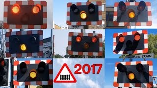 UK Level Crossings 2017 [upl. by Ayyidas]