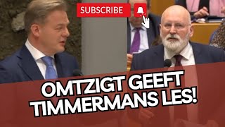 Omtzigt SLOOPT Timmermans Timmermans is WOEST [upl. by Onaicilef]