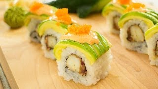 Snow Crab Sushi Roll Recipe [upl. by Anitram]