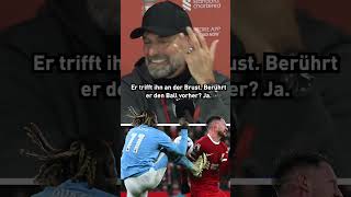 Klopp zur Elfmeterszene quotWas musst du zu Mittag gegessen habenquot [upl. by Nirrac]