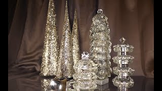 4 DIY Crystal amp Sparkle Christmas Trees  My Christmas My Style 2018 [upl. by Enrique]