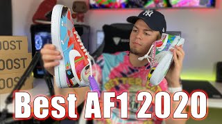 Best AF1 of 2020 Ruohan Wang Air Force 1 Collab using FlyLeather technology in Depth ReviewOn feet [upl. by Atimad]