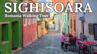 SIGHISOARA Romania  4K Walking Tour 2023 [upl. by Minton]