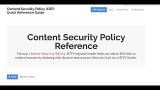 ContentSecurityPolicy to secure your web app in 3 min [upl. by Grand]