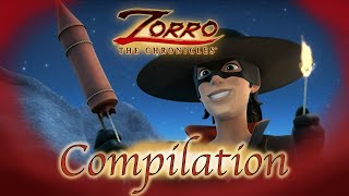 Zorro the Chronicles  Episode 10  12  1 Hour COMPILATION  Superhero cartoons [upl. by Naoma]