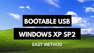 Bootable USB Windows XP SP2 [upl. by Hardej]