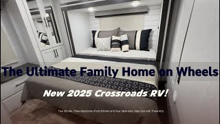 NEW 2025 CROSSROADS RV HAMPTON HP388FKL TWO STORIES THREE ACFRONT KITCHEN THREE BEDROOMS tinyhome [upl. by Sydel]