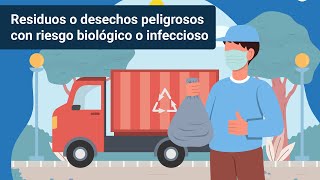 Residuos o desechos peligrosos con riesgo biológico o infeccioso [upl. by Nallac]