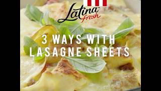 3 Ways with Lasagne Sheets Easy Pan Lasagne [upl. by Yrkcaz]