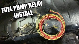 E30 Fuel Pump Relay Install [upl. by Atteinotna897]