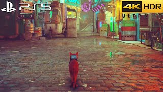 Stray PS5 4K 60FPS HDR Gameplay  Full Game [upl. by Ecinahc592]