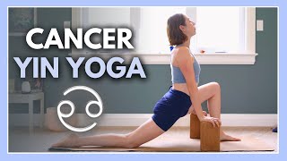 Cancer Yin Yoga  Deep Feeling for Healing Heart amp Hips [upl. by Balough]