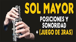 Clases de CLARINETE  APRENDE FACIL la Escala SOL MAYOR [upl. by Scheld]