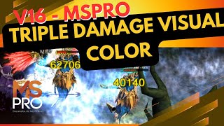 MSPro V16  Triple Damage Visual Color [upl. by Gitt]