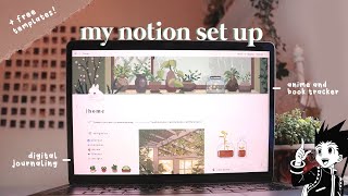 how i stay productive and organized notion tour  free templates [upl. by Davidde5]