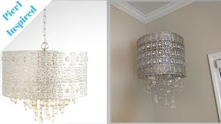 Pier1 Inspired DIY  Bohemian Crystal Chandelier  Decorating Ideas [upl. by Walther530]