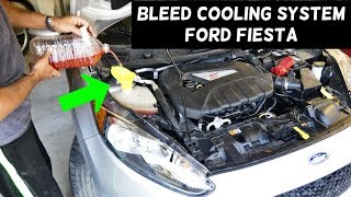 HOW TO BLEED COOLING SYSTEM ON FORD FIESTA MK7 ST [upl. by Ahsilram]