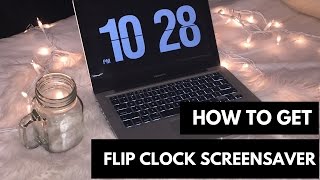 How to Get Flip Clock Screensaver Mac amp Windows [upl. by Aenert345]