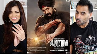 ANTIM THE FINAL TRUTH  TRAILER REACTION  SALMAN KHAN  Aayush Sharma  Mahesh V Manjrekar [upl. by Nnainot]