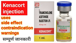 kenacort injection uses side effect warnings  triamcinolone acetonide injection [upl. by Yerffej613]