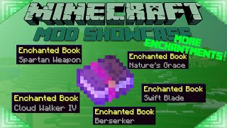 MORE ENCHANTMENTS  Minecraft Mod Showcase SUPER ABILITIES [upl. by Anauqahs]